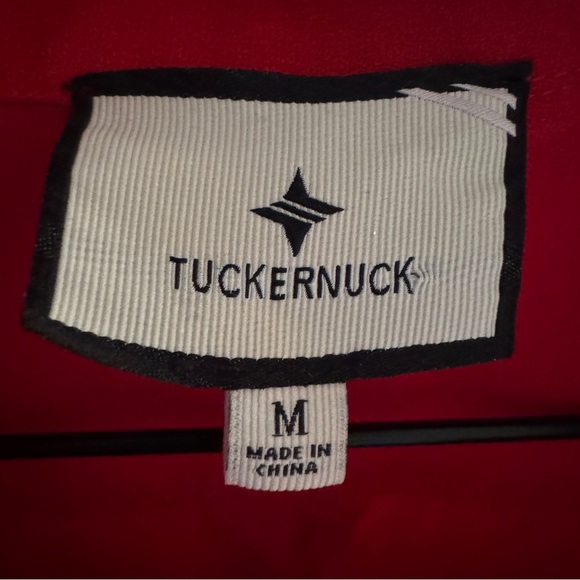 Tuckernuck Red Crepe Callahan Shirt Dress Size M NWT - Picture 3 of 8